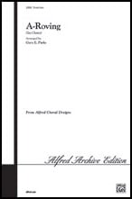 A-Roving TTB choral sheet music cover